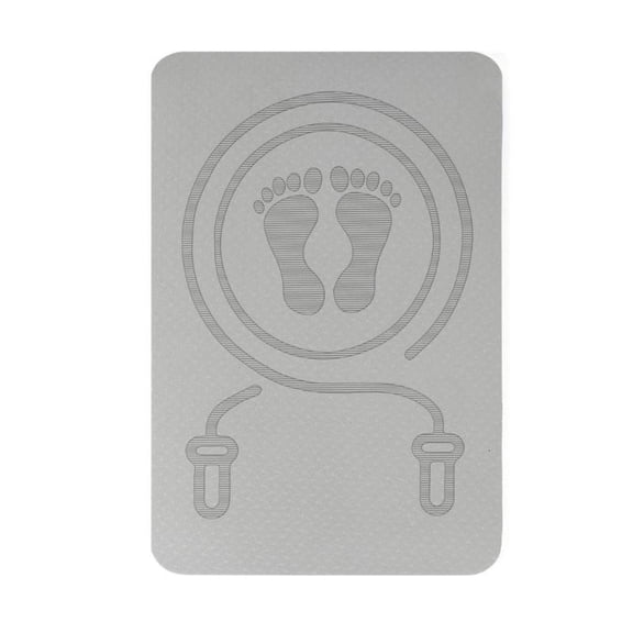 CEORPER Exercise Skipping Mat NonSlip Jump Rope Mat Home Gym Shock Absorption Pad
