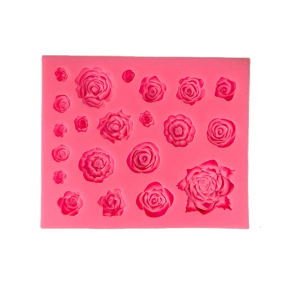 CEORPER Exquisite Flower Molds 3D Handmade Camellia Craft Kitchen Baking Fond Family