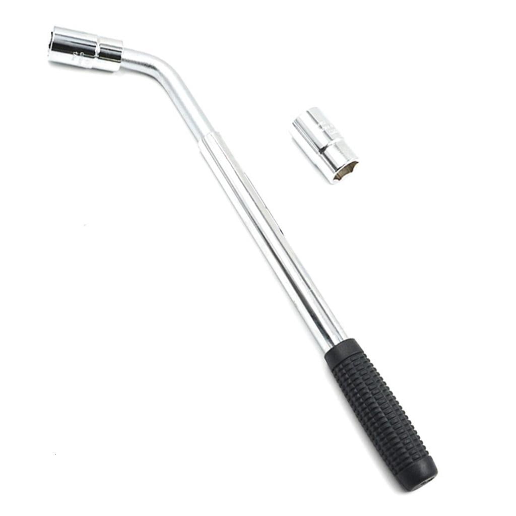 CEORPER Extendable Wheel Wrench Set 17/19mm ＆ 21/23mm Wheel Lugs Wrench Brace For Car