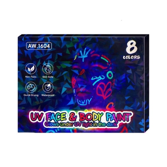 CEORPER Face Paint Markers, Body Paint Pens for Skin, Washable Temporary Markers for Black light Parties, Festivals &