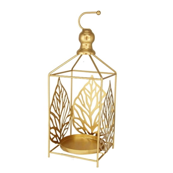 CEORPER Fashion Design Candle Holder Stand Metal Tree Leaf Shape Candletisck Holder