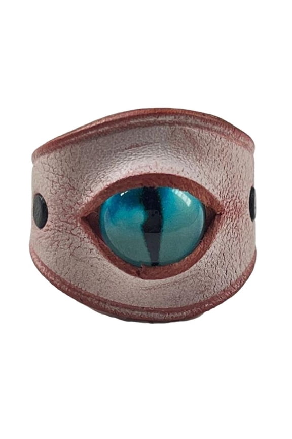 Fashionable Blue Evil Eyes Ring for Him or Her Adjustable Finger Band