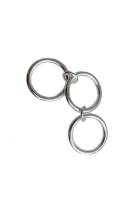 Fashionable Trio Rings Set Finger Jewelry Designed For The Contemporary Woman