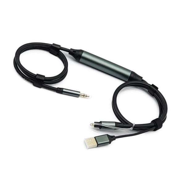 CEORPER Fiber Opticals To 3.5mm Sound Cable With Builts In DACs And USB Power