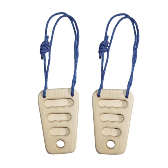 CEORPER Finger Grip Strengthener Hangs Board Building Core Strength Wood Hangs Board