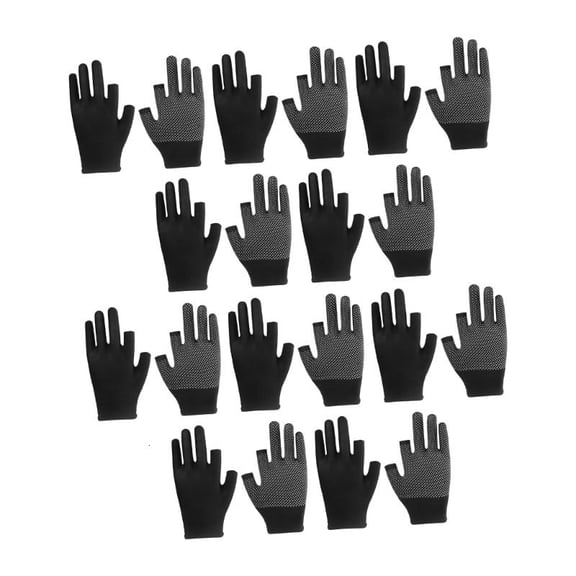 CEORPER Fingerless Labor Gloves Featuring Elastic Wrist And Mesh Ventilation For Cool Dry Hands