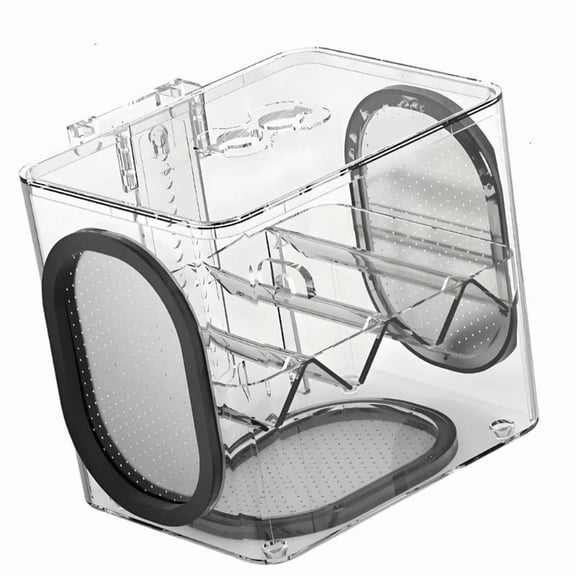 CEORPER Fish Breeder Box with Acrylic Hanging Form for Split-Space Fry Care