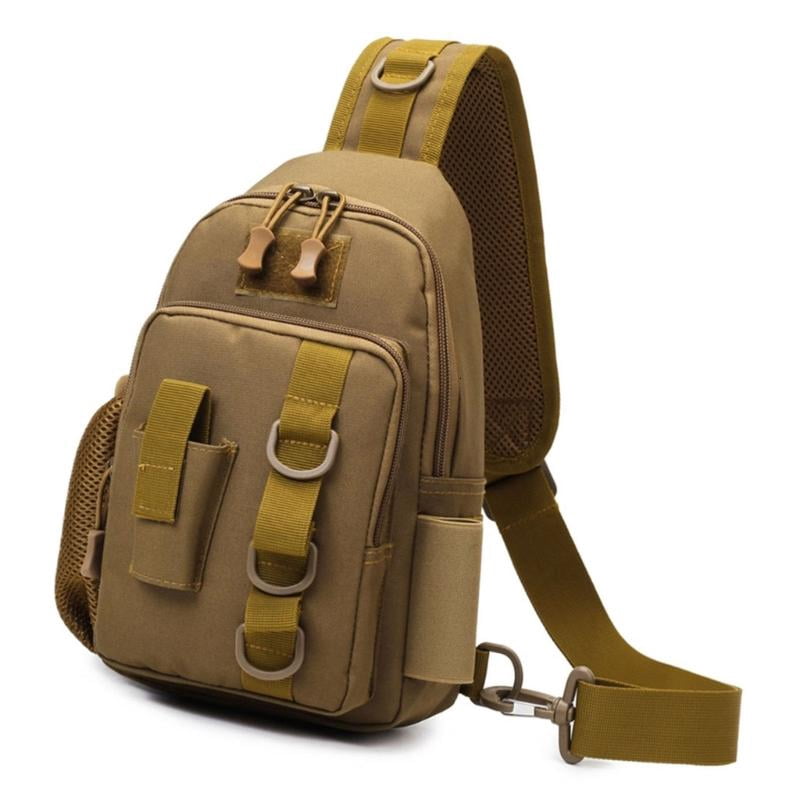 CEORPER Fishing Tackle Storage Shoulder Bag Comfortable Fishing Gear Carrying Bag