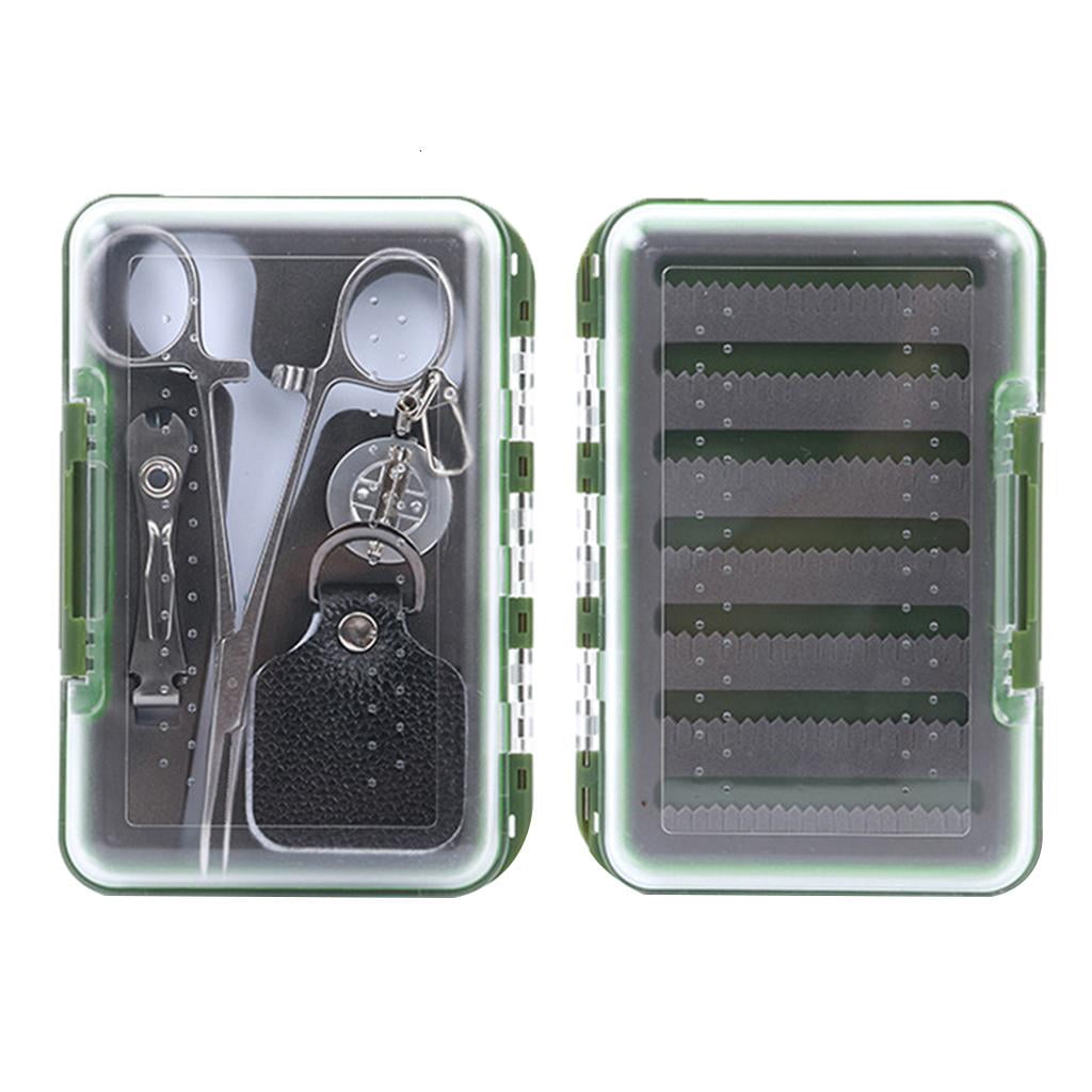 CEORPER Fishing Tackle Tools in Box Fishing Accessories Kit Including Forceps Retractor