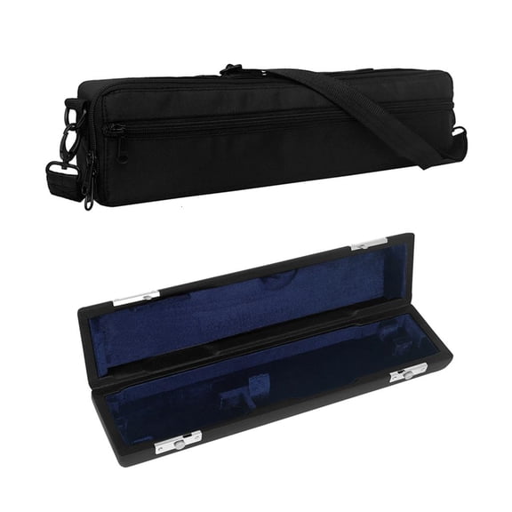 CEORPER Flute Case with Velvet Inside & Shoulder Strap Oxford Cloth Carrying Case Lightweight 16 Holes Flute Storage Bag