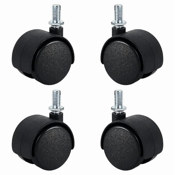CEORPER Furniture Casters Wear Resistant Mute 360 Degree Rotation Swivels Castors
