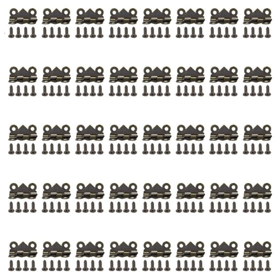 CEORPER Furniture Small Hinges For Jewelry Boxes And Crafts Chest Music Box Hardware