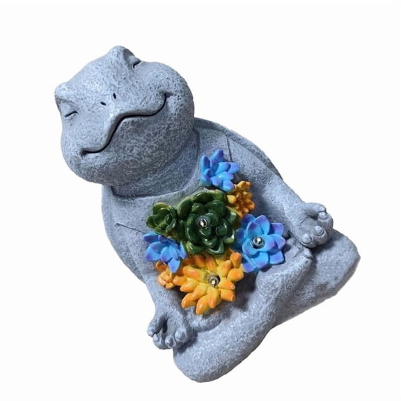 CEORPER Garden Decorative Solar Illuminated Tortoise Figure For Backyard Enhancement