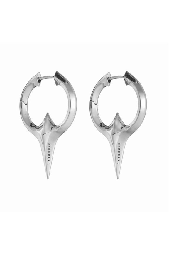 Geometric Copper Hoop Earrings For Women Men Irregular Ear Jewelry Gift