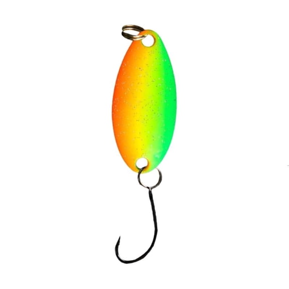 CEORPER Glow Fishing Baits with Single Hook Metal Hard Baits for Trout