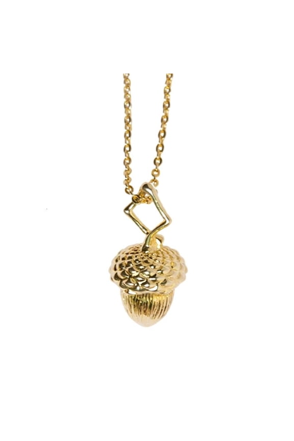 Gold Pinecone Necklace Multifuntional Chain Necklace Copper Neck Jewelry