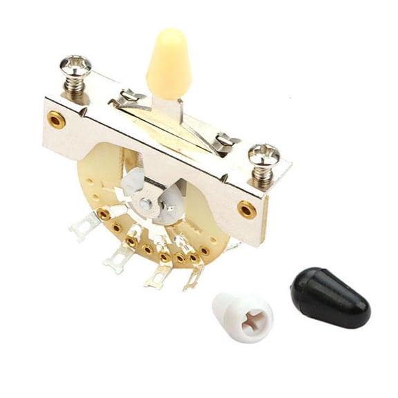 CEORPER Guitar Pickup Selector Switch for Guitar with 3 Plastic Tip Heavy Duty 3 Way Switch Electric Guitar Pickup Lever Switch