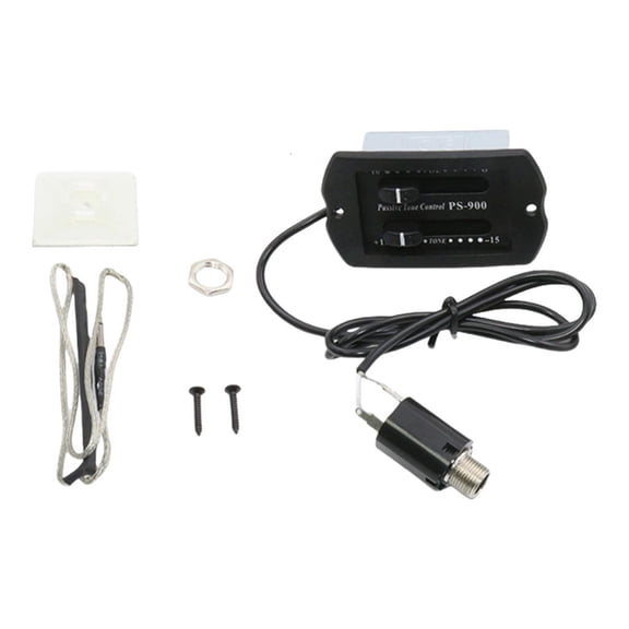 CEORPER Guitar Preamp Piezo Pickup Preamp Amplifier Equalizer Tuner for Acoustic Guitar