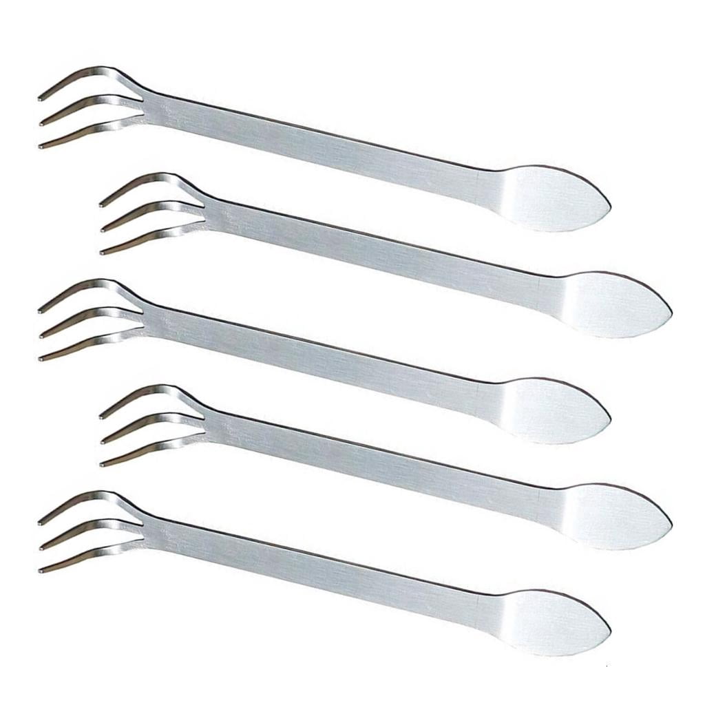 CEORPER Handheld Rustproof Rakes 3-Prong Stainless Steel Root Rakes ...