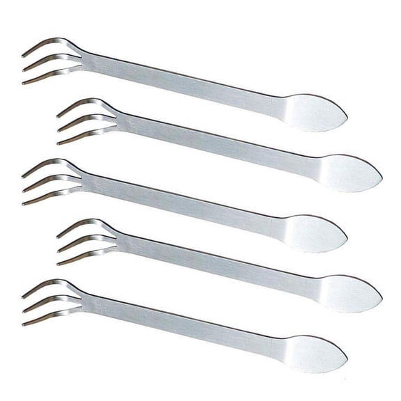 CEORPER Handheld Rustproof Rakes 3-Prong Stainless Steel Root Rakes Loosen Soil Tool Ergonomic Handle for Gardening Plant