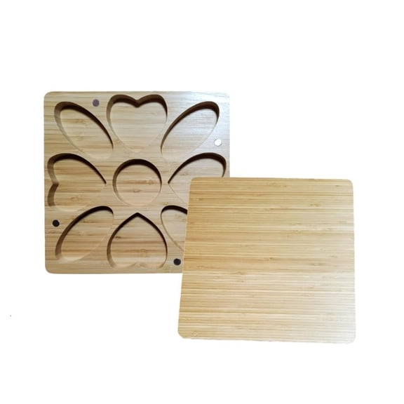 CEORPER Handmade Beading Board Bead Organizers Tray Jewelry Making Mats Wood Texture