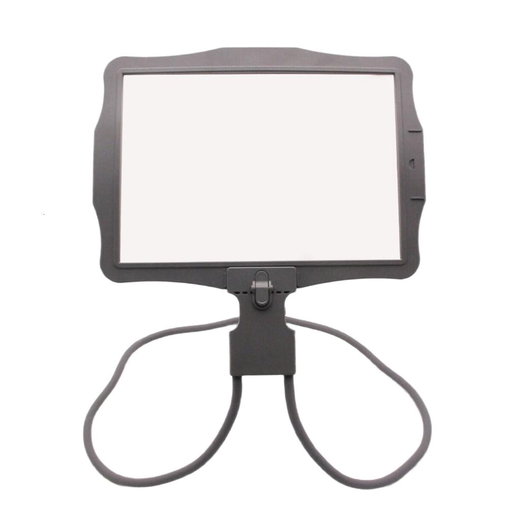 CEORPER Hands frees LED Magnifier with Rechargeable Battery Neck Magnifier ABS for Work