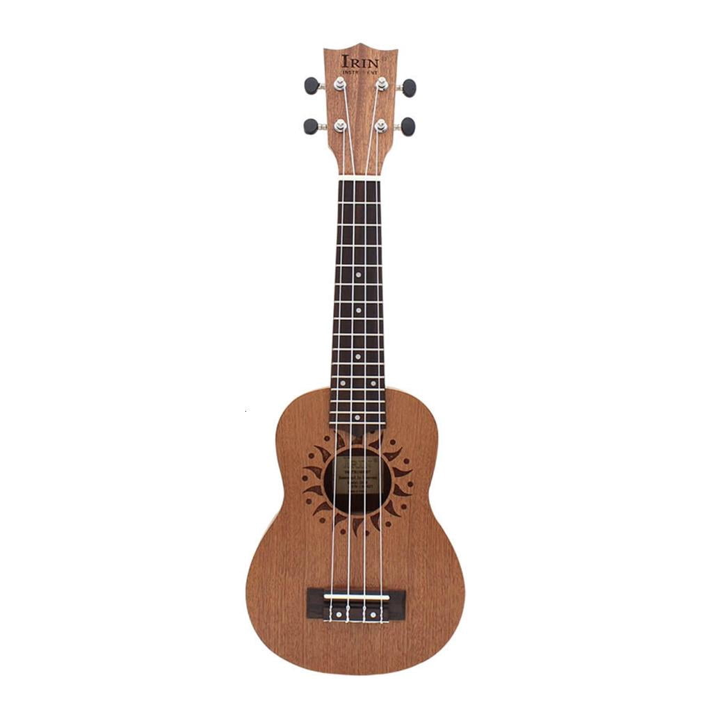 CEORPER Hawaiian Starter Ukuleles Kids 4 Strings Small Guitar Sunflower Pattern Acoustic Ukulele Nylon Strings (21 Inch)