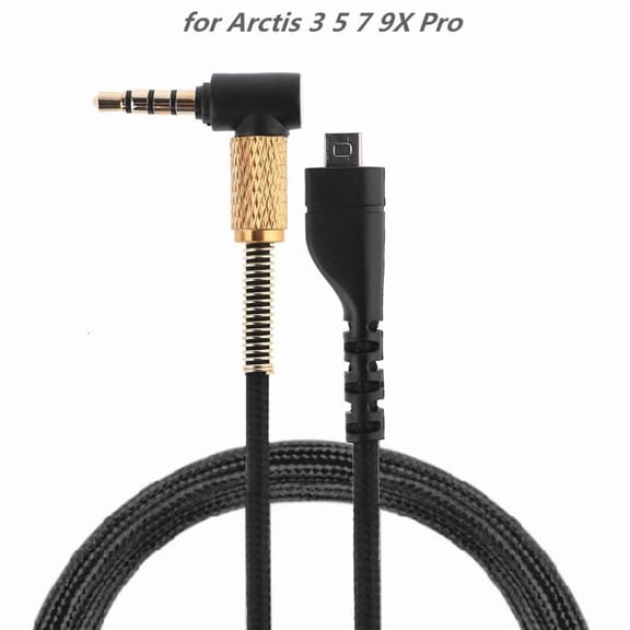 CEORPER Headphone Microphone Cable Cord 3.5mm Interface for Arctis 3 5 7 9X Pro
