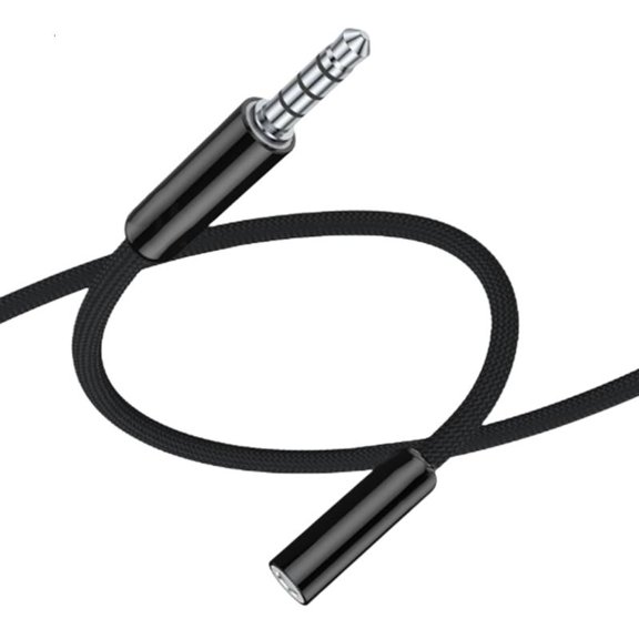 CEORPER Heavy Duty Braided 3.5mm Sound Cable Supporting Mic And Stereo Sound Output