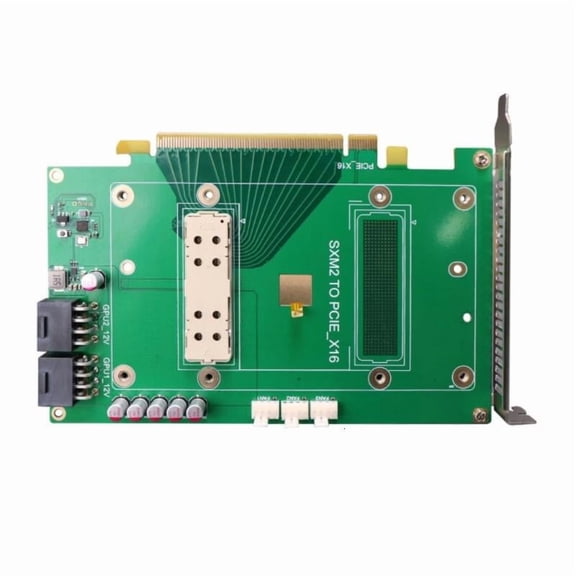 CEORPER Heavy Duty Graphics Card GPU Adapter Card SXM2 To PCIe x16 Expansion Card
