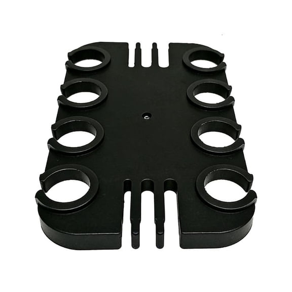 CEORPER Heavy Duty Steel Microphones Storage Rack With 8 Holes For Multiple Mics