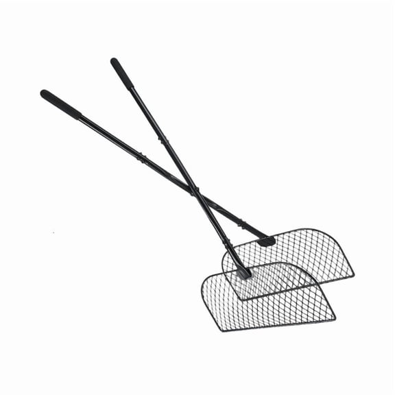 CEORPER Heavy Duty Yard Cleanup Tool With Extra Wide Head For Fast Leaves Removal