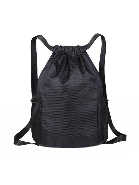 High Capacity Drawstring Backpack Light Weight Gym Bag for Climbing Hiking