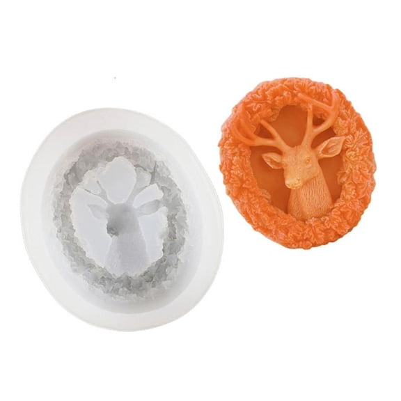 CEORPER High Quality Reindeer Silicone Accessories Mold Great For Baking And Crafting