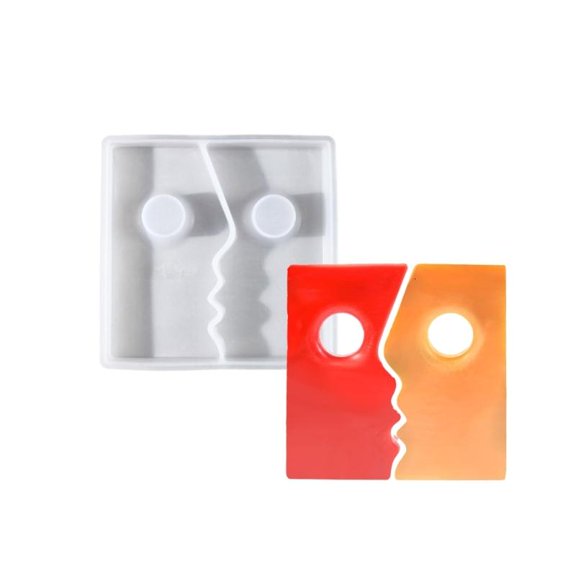 CEORPER High Temperature Resistant Silicone Mold for Candle Making Home Jewelry Mould