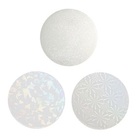 CEORPER Holographic Molds Inlay for Epoxy Resin Molds for DIY Coaster Decoration