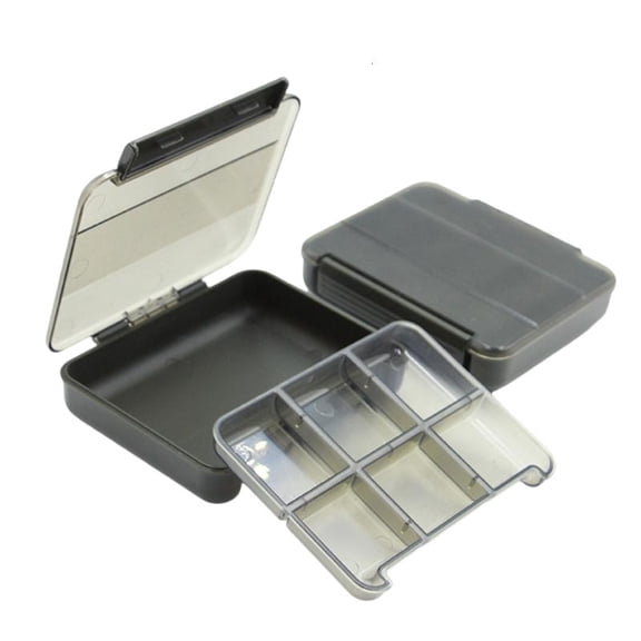 CEORPER Hook Storage Container Case Multiple Compartment Fishing Tackle Storage Box