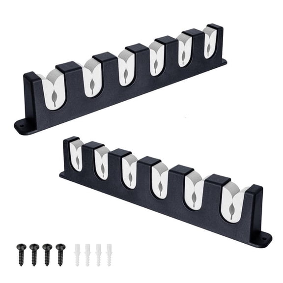 CEORPER Horizontal Pole Rack 6-Rod Fishing Rod Holders for Garage, Cabin and Basement