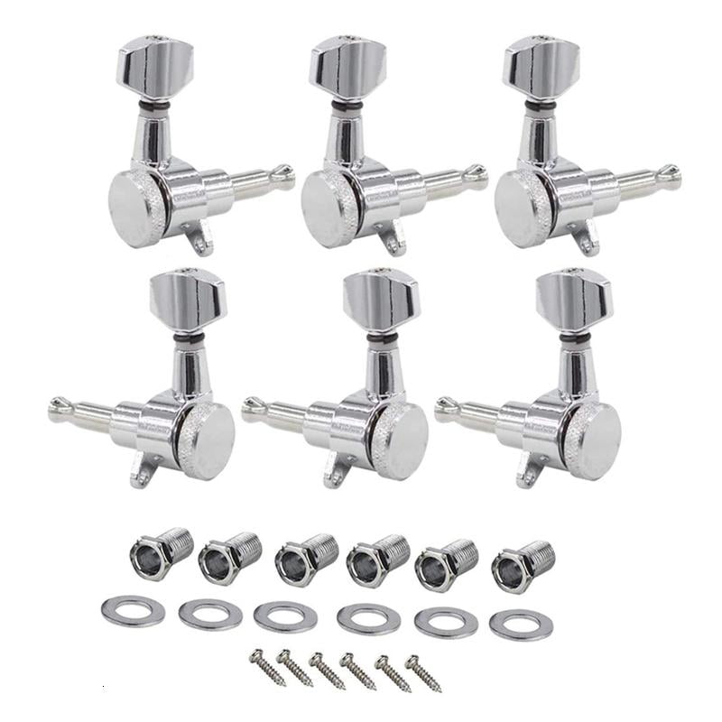 CEORPER Inline Chrome Electric Guitar Locking Pick Set for ST TL Style