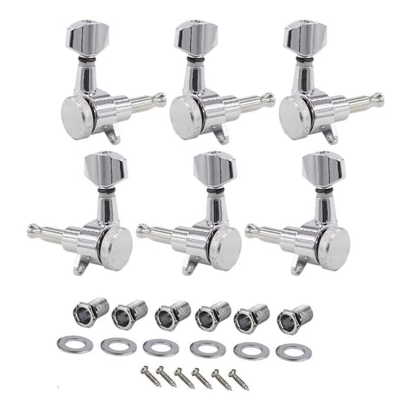 CEORPER Inline Chrome Electric Guitar Locking Pick Set for ST TL Style