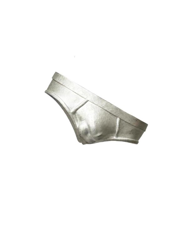 Integrated Two-Finger Statement Ring with Playful Brief Underwear Design