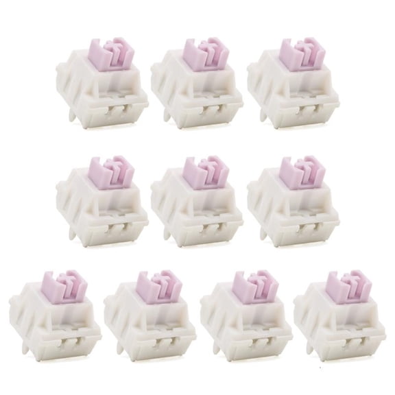 CEORPER JWICK Milk Purple Tactile 5-pin Switch Bottom Force 67g Gold Spring Mx Switch