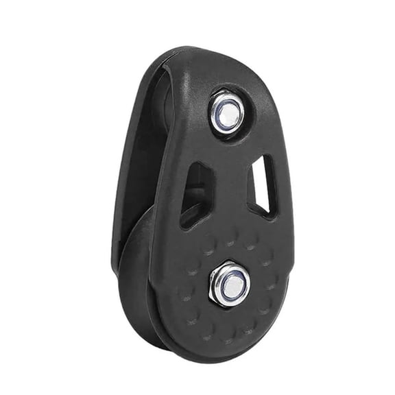 CEORPER Kayak Plastic Pulley Roller Smooth Steering Wheel Nylon Rope Marine Hardware