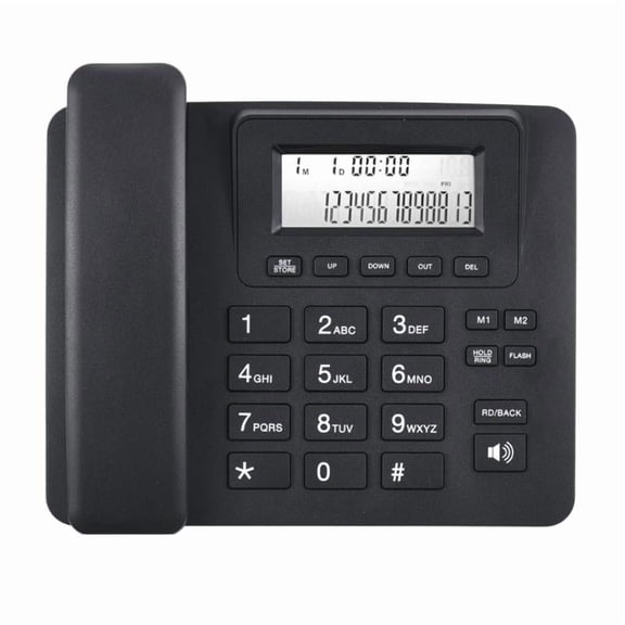 CEORPER Landline Telephone Corded Desktop Large Button Phone with Caller Display