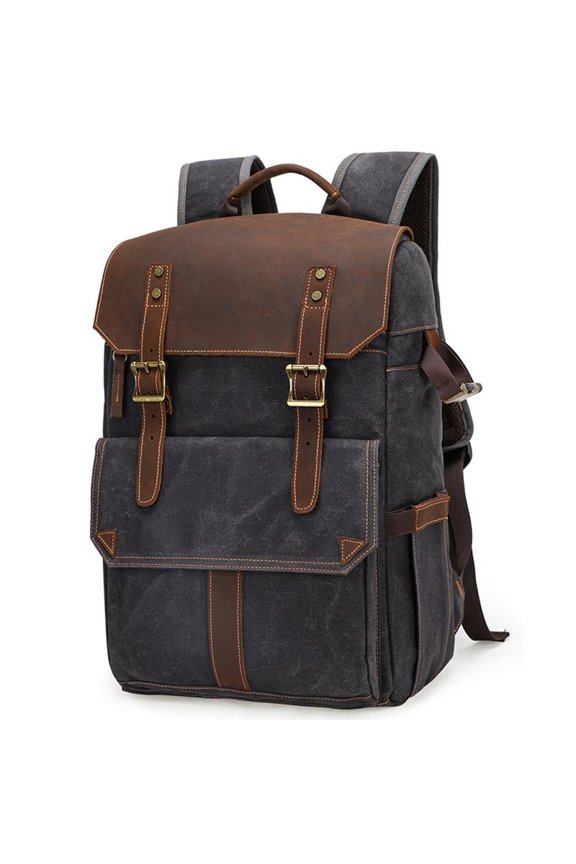 Large Capacity Photography Camera Waterproof Shoulders Backpack Video Tripod