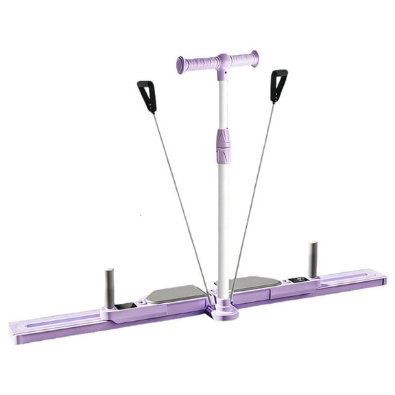CEORPER Leg Exercise Machine Foldable Ski Trainer Adjustable Fitness Equipment