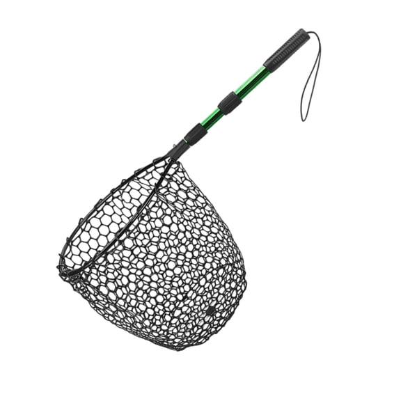 CEORPER Light weight Aluminum Telescopic Fishing Net with Corrosions Resistant Frame