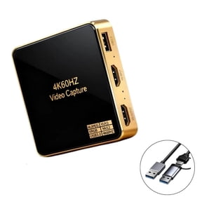 CEORPER Low Latency Video Capture Card 4K 60Hz Passthrough Real Time Video Streaming