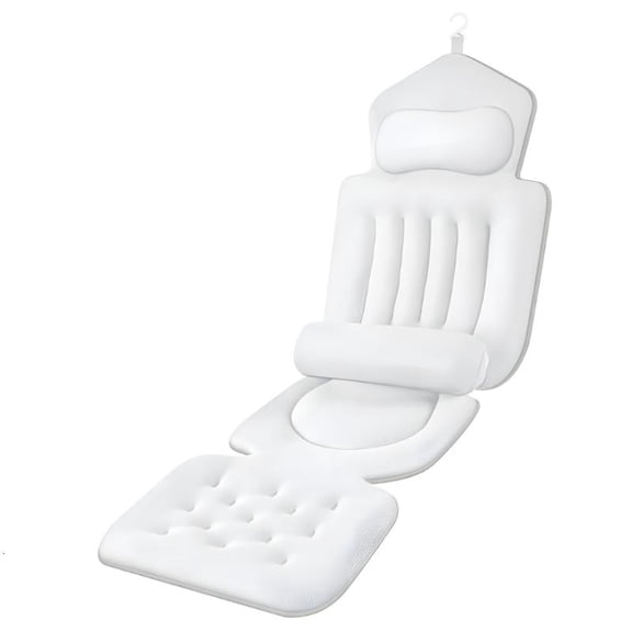 CEORPER Lumbar Support Bathtub Mat Providing Back Comfort During Extended Soaking