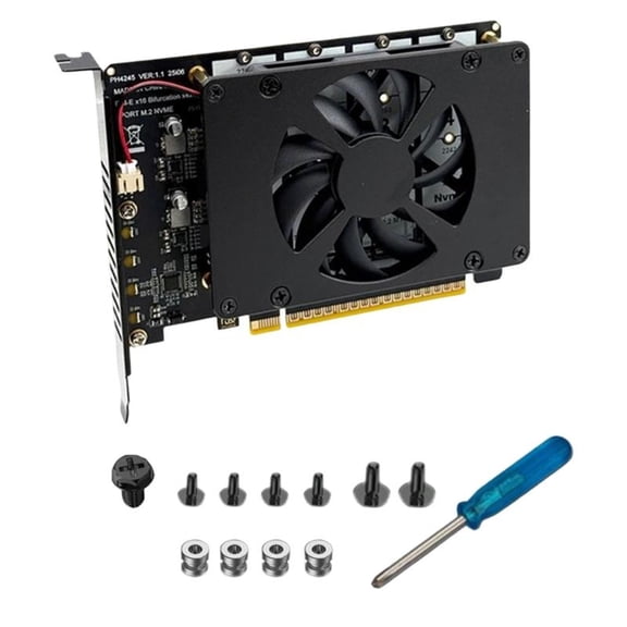 CEORPER M.2 PCIe X16 Expansion Card Supports NVMe M.2 PCIe X16 NVMe Expansion